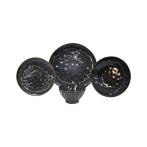 ΣΕΤ ΦΑΓΗΤΟΥ 16τμχ Fylliana FL25164 STONEWARE ΣΚΟΥΡΟ ΜΠΛΕ ΧΡΩΜΑ