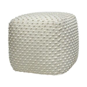 ΤΕΤΡΑΓΩΝΟ ΠΟΥΦ Fylliana FL481 IVORY ΧΡΩΜΑ 45x45x45εκ