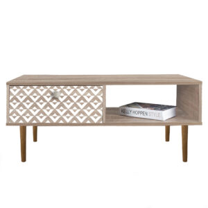 ΤΡΑΠΕΖΑΚΙ ΣΑΛΟΝΙΟΥ Fylliana "Home" SONOMA 100x50x42.5εκ