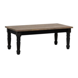 ΤΡΑΠΕΖΑΚΙ ΣΑΛΟΝΙΟΥ Fylliana Kanpur ΚΑΦΕ-ΜΑΥΡΟ ΜΕ ΕΦΕ ΠΑΛΑΙΩΣΗΣ ΧΡΩΜΑ 120x60x45εκ