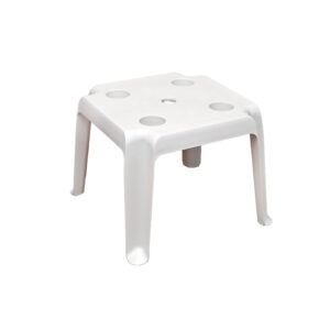 ΤΡΑΠΕΖΙ ΠΑΡΑΛΙΑΣ Fylliana ΜΕ ΠΟΤΗΡΟΘΗΚΕΣ SUN ΛΕΥΚΟ 40x45x45