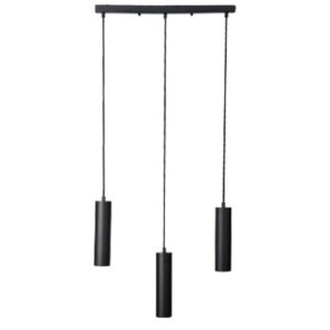 ΤΡΙΦΩΤΟ ΚΡΕΜΑΣΤΟ ΦΩΤΙΣΤΙΚΟ ΟΡΟΦΗΣ Fylliana ΜΑΥΡΟ ΧΡΩΜΑ GU10 50x10x100εκ