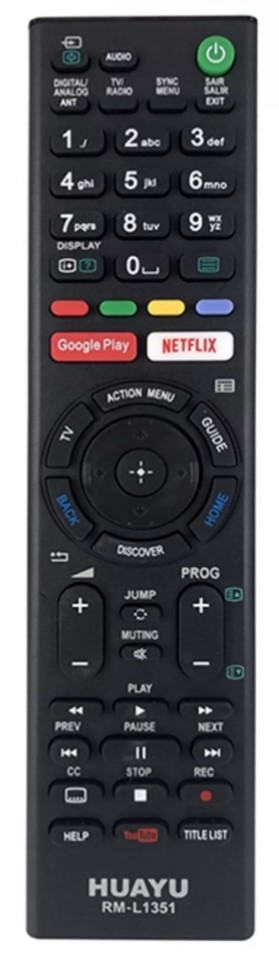 Τηλεχειριστήριο Universal για Sony Smart L 1351 Τηλεχειριστήριο Universal για Sony Smart L 1351