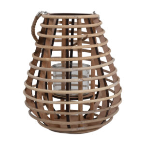 ΦΑΝΑΡΙ BAMBOO Fylliana Maha ΜΕ ΓΥΑΛΙ ΦΥΣΙΚΟ ΧΡΩΜΑ 24*38