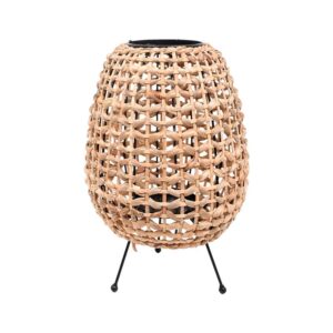 ΦΑΝΑΡΙ ΨΑΘΙΝΟ ΜΕ ΜΕΤΑΛΛΙΚΑ ΠΟΔΙΑ Fylliana Boho FL007 ΦΥΣΙΚΟ ΧΡΩΜΑ 26x40εκ