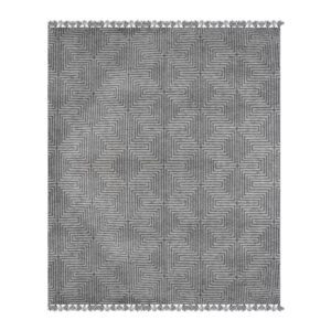 ΧΑΛΙ Fylliana Smother ΓΚΡΙ ΧΡΩΜΑ 120x180εκ sls