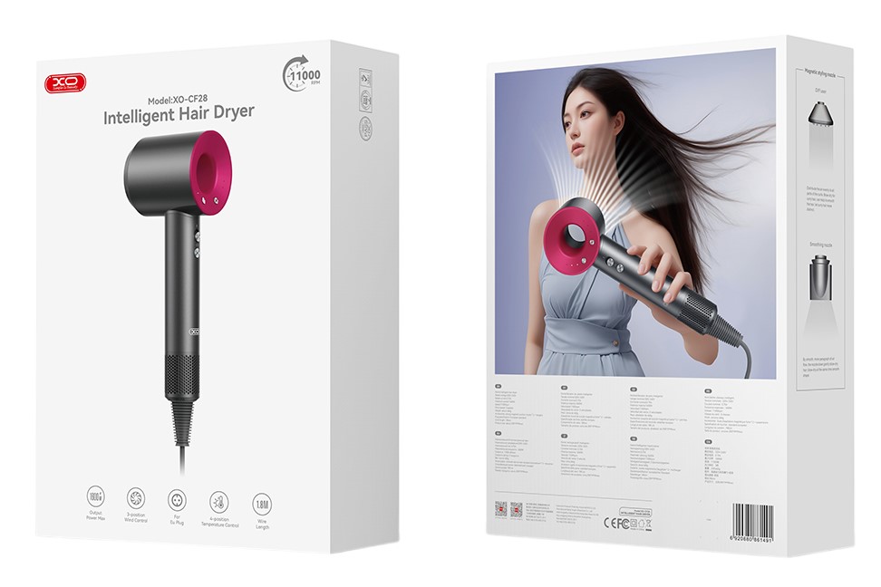 ΧΟ CF28 Smart Πιστολάκι Μαλλιών (EU) 1600W ΧΟ CF28 Smart Πιστολάκι Μαλλιών (EU) 1600W - Image 5