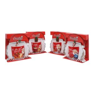 ΧΡΙΣΤΟΥΓΕΝΝΙΑΤΙΚΗ ΚΟΥΠΑ "Santa claus-Merry XMas" 1/3 ΚΟΚΚΙΝΟ ΧΡΩΜΑ