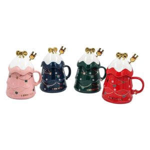 ΧΡΙΣΤΟΥΓΕΝΝΙΑΤΙΚΗ ΚΟΥΠΑ ΜΕ ΚΟΥΤΑΛΑΚΙ ΣΕ ΣΧΗΜΑ ΔΕΝΤΡΟΥ 1/4 Fylliana FL2125  8x9εκ