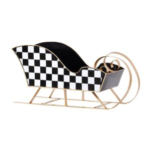 ΧΡΙΣΤΟΥΓΕΝΝΙΑΤΙΚΟ ΔΙΑΚΟΣΜΗΤΙΚΟ ΕΛΚΗΘΡΟ Fylliana FL036 ΧΡΥΣΟ-ΜΑΥΡΟ-ΛΕΥΚΟ 53x15x20εκ