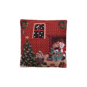 ΧΡΙΣΤΟΥΓΕΝΝΙΑΤΙΚΟ ΔΙΑΚΟΣΜΗΤΙΚΟ ΜΑΞΙΛΑΡΙ Fylliana FL025 ΚΟΚΚΙΝΟ ΧΡΩΜΑ 44x44x10εκ