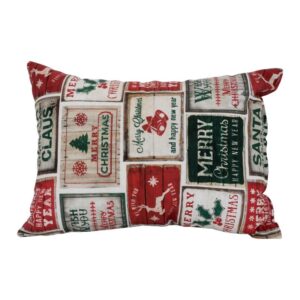 ΧΡΙΣΤΟΥΓΕΝΝΙΑΤΙΚΟ ΔΙΑΚΟΣΜΗΤΙΚΟ ΜΑΞΙΛΑΡΙ Fylliana "Xmas Vintage" 35x50εκ