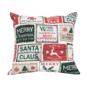 ΧΡΙΣΤΟΥΓΕΝΝΙΑΤΙΚΟ ΔΙΑΚΟΣΜΗΤΙΚΟ ΜΑΞΙΛΑΡΙ Fylliana "Xmas Vintage" 40x40εκ