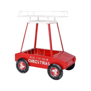 ΧΡΙΣΤΟΥΓΕΝΝΙΑΤΙΚΟ ΜΕΤΑΛΛΙΚΟ ΔΙΑΚΟΣΜΗΤΙΚΟ ΑΥΤΟΚΙΝΗΤΟ FYLLIANA FL297 ΚΟΚΚΙΝΟ-ΛΕΥΚΟ-ΜΑΥΡΟ ΧΡΩΜΑ