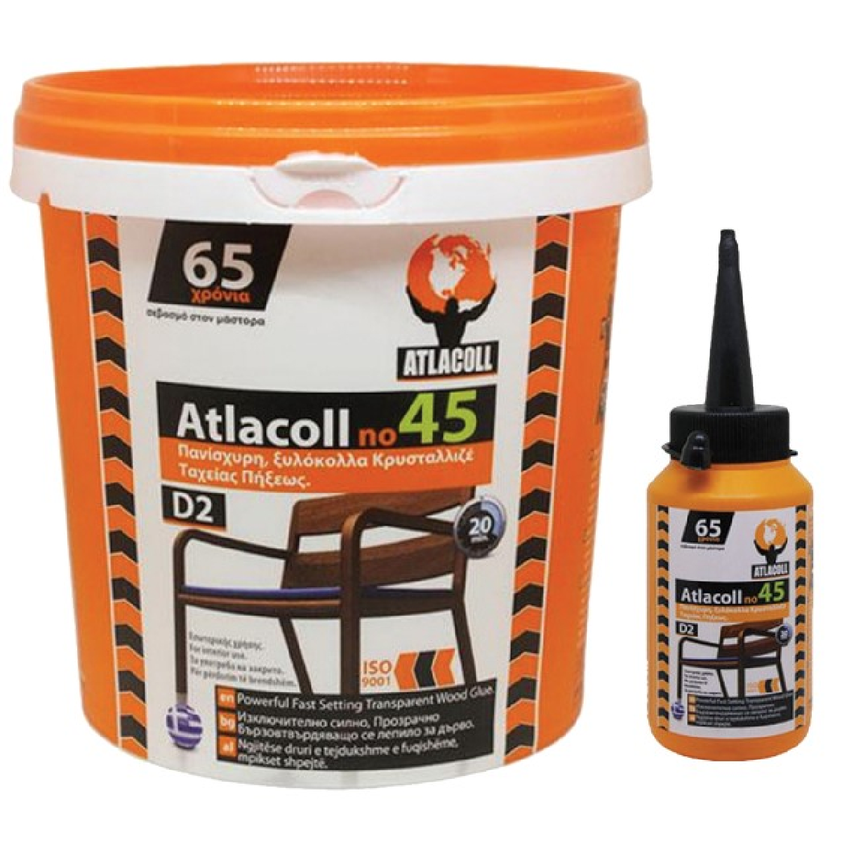 ATLACOLL Κόλλα κρυσταλλιζέ Νο.45 500ml ATLACOLL Κόλλα κρυσταλλιζέ Νο.45 500ml