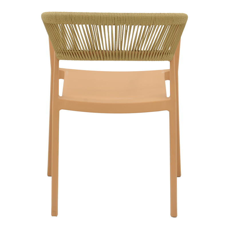 Πολυθρόνα Sillia pakoworld στοιβαζόμενη pp cappuccino απόχρωση με μπεζ rattan 55x52x74.5εκ Πολυθρόνα Sillia pakoworld στοιβαζόμενη pp cappuccino απόχρωση με μπεζ rattan 55x52x74.5εκ - Image 5