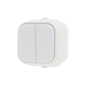 GEYER Διακόπτης κομμιτατέρ IP54 H2-B210M-W λευκός