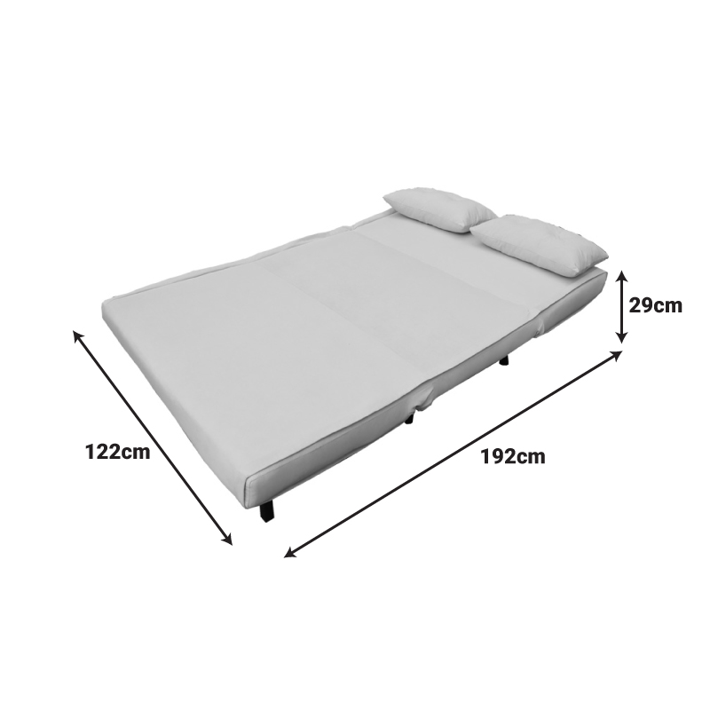 Καναπές-κρεβάτι Josuane I pakoworld διθέσιος ύφασμα σε ανθρακί απόχρωση 122x80x81εκ Καναπές-κρεβάτι Josuane I pakoworld διθέσιος ύφασμα σε ανθρακί απόχρωση 122x80x81εκ - Image 6