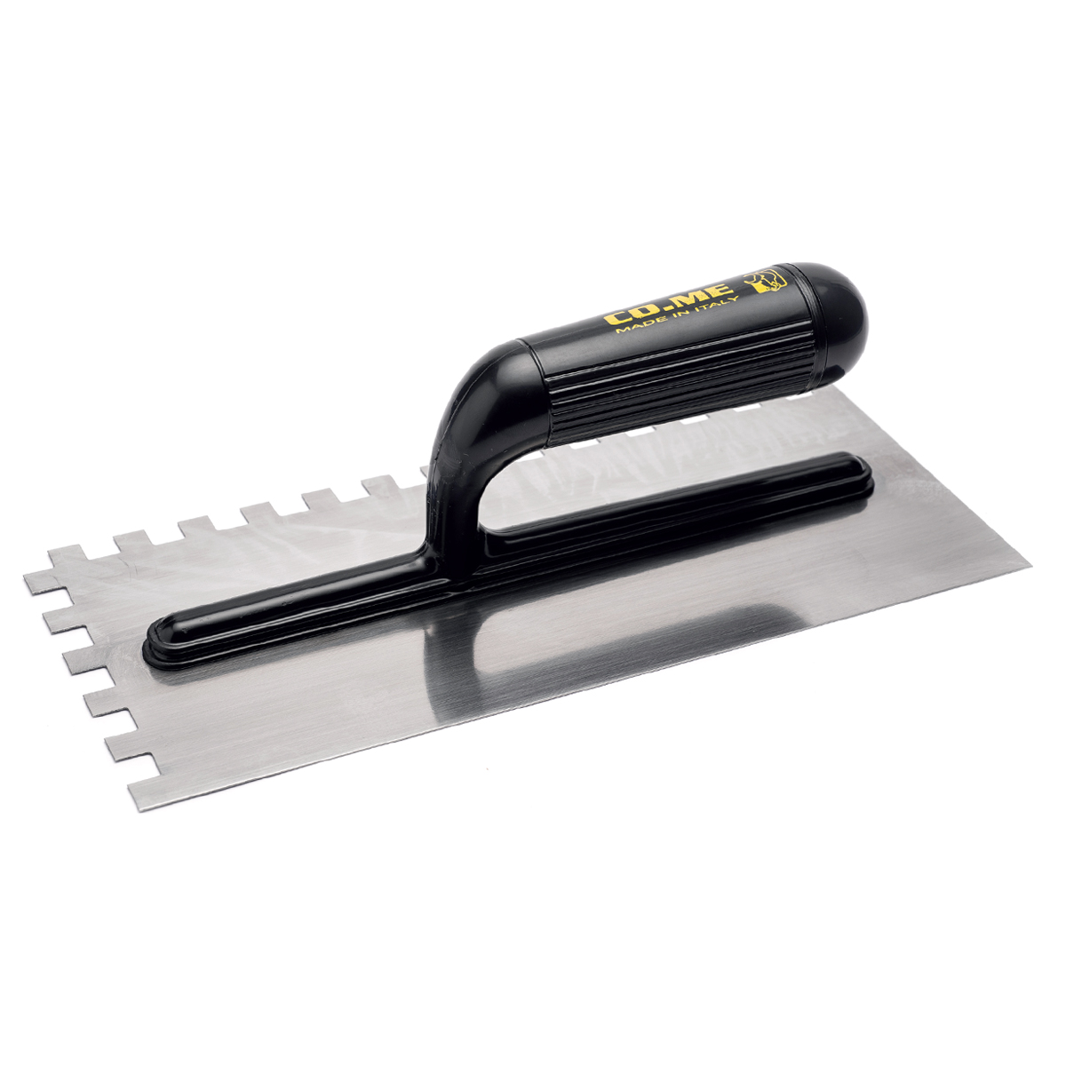 COME Σπάτουλα κόλλας πλαστική λαβή 8Χ8 280x120x0,6mm 320PL-C 6mm 320PL-E