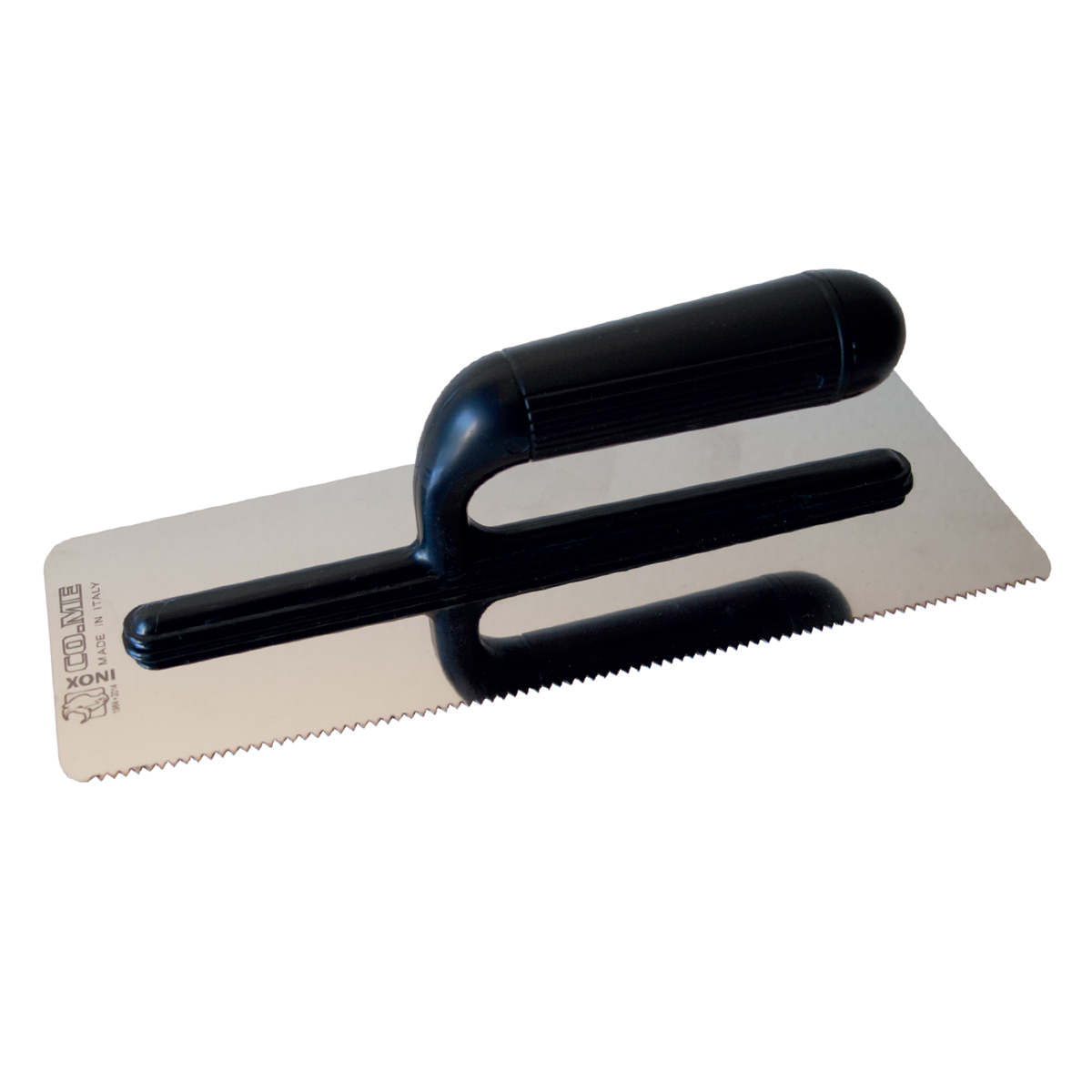COME Σπάτουλα stucco veneziano με δόντι inox 280x120x0,6mm 310pluh12 COME Σπάτουλα stucco veneziano με δόντι inox 280x120x0