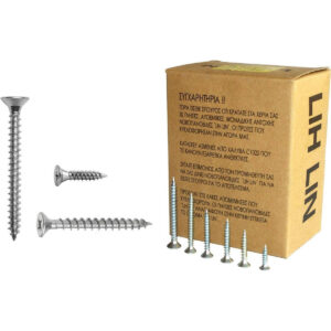 Νοβοπανόβιδες 6*140mm Γαλβανιζέ LIH-LIN κουτί: 100τεμ. (τιμή/1000τεμ)