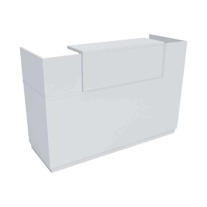 Γραφείο reception Lotus pakoworld σε λευκή απόχρωση 140x70x110εκ Γραφείο reception Lotus pakoworld σε λευκή απόχρωση 140x70x110εκ