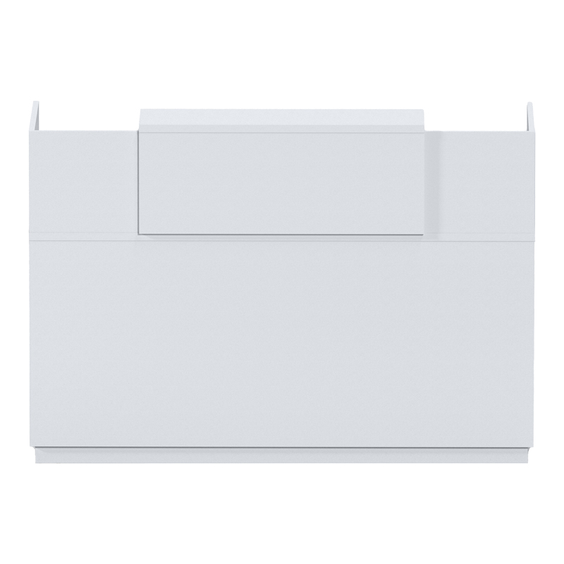 Γραφείο reception Lotus pakoworld σε λευκή απόχρωση 180x70x110εκ Γραφείο reception Lotus pakoworld σε λευκή απόχρωση 180x70x110εκ - Image 3