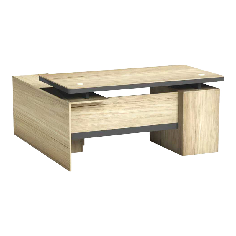 Γραφείο επαγγελματικό Lotus pakoworld με δεξιά γωνία σε φυσική-ανθρακί απόχρωση 200x160x76εκ Γραφείο επαγγελματικό Lotus pakoworld με δεξιά γωνία σε φυσική-ανθρακί απόχρωση 200x160x76εκ - Image 2