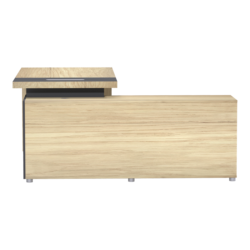 Γραφείο επαγγελματικό Lotus pakoworld αριστερή σε φυσική-ανθρακί απόχρωση 180x180x75εκ Γραφείο επαγγελματικό Lotus pakoworld αριστερή σε φυσική-ανθρακί απόχρωση 180x180x75εκ - Image 5