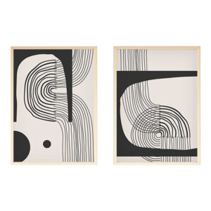 Πίνακας σε καμβά Bajou pakoworld δίπτυχος με ψηφιακή εκτύπωση 50x3x70εκ