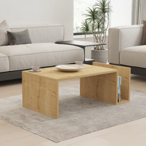 Τραπέζι σαλονιού Poko pakoworld σε oak απόχρωση 86.8x50x32