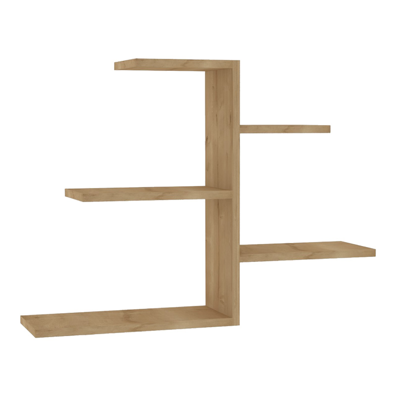 Ραφιέρα τοίχου Callum pakoworld σε oak απόχρωση 82.2x19,6x48εκ Ραφιέρα τοίχου Callum pakoworld σε oak απόχρωση 82.2x19