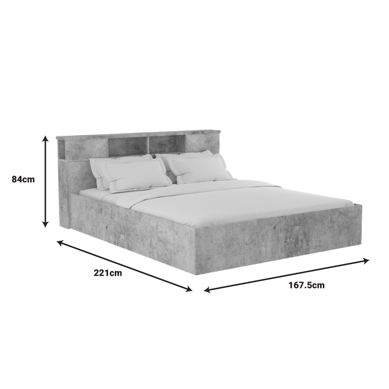 Φοιτητικό πακέτο επίπλων υπνοδωματίου OLYMPUS B pakoworld σετ 4τεμ σε antique ανθρακί απόχρωση Φοιτητικό πακέτο επίπλων υπνοδωματίου OLYMPUS B pakoworld σετ 4τεμ σε antique ανθρακί απόχρωση - Image 5