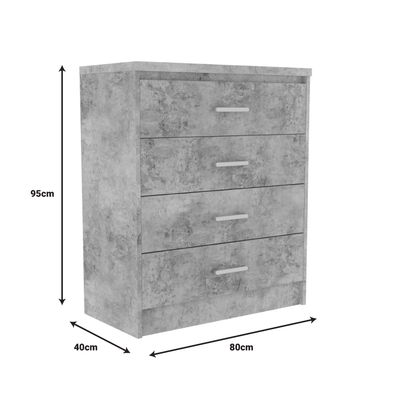 Φοιτητικό πακέτο επίπλων υπνοδωματίου OLYMPUS B pakoworld σετ 4τεμ σε antique ανθρακί απόχρωση Φοιτητικό πακέτο επίπλων υπνοδωματίου OLYMPUS B pakoworld σετ 4τεμ σε antique ανθρακί απόχρωση - Image 7