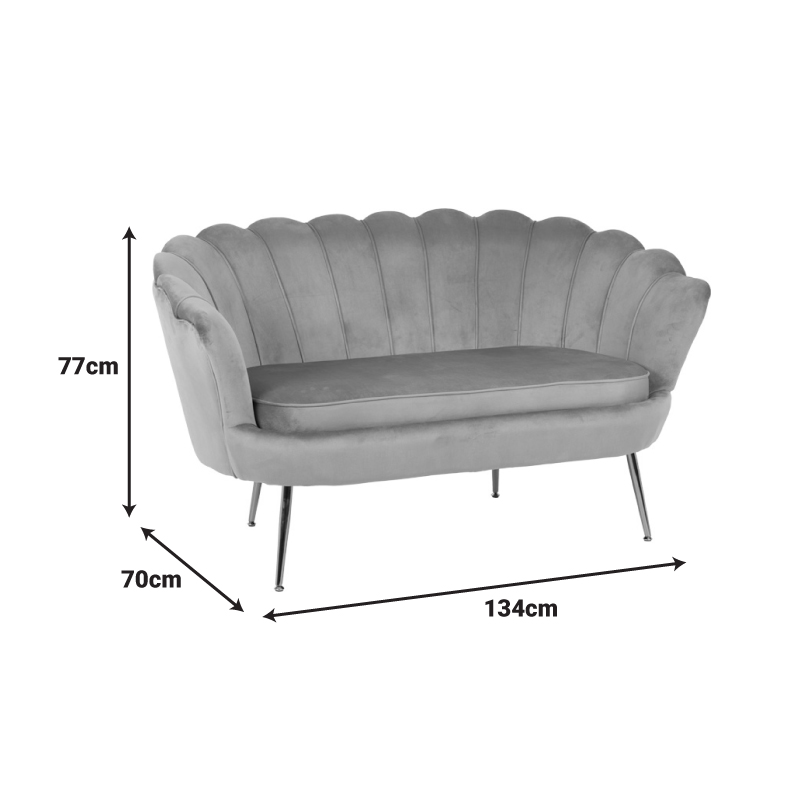 Καναπές 2θέσιος Daimon pakoworld βελούδο σε φυστικί απόχρωση 134x70x77εκ Καναπές 2θέσιος Daimon pakoworld βελούδο σε φυστικί απόχρωση 134x70x77εκ - Image 7