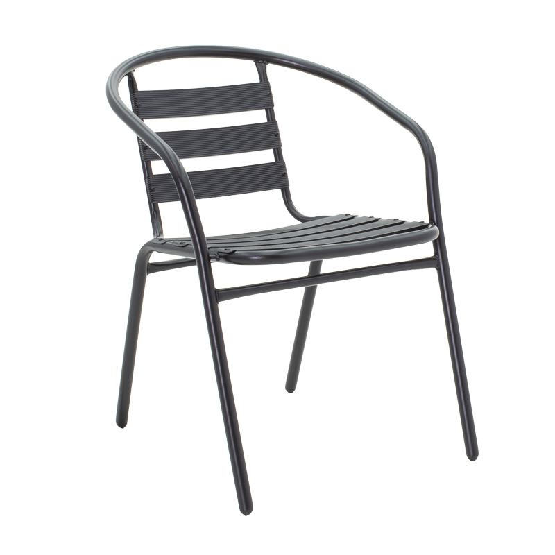 Τραπεζαρία Vergo-Tade pakoworld 3τεμ μαύρο μέταλλο Φ60x70εκ Τραπεζαρία Vergo-Tade pakoworld 3τεμ μαύρο μέταλλο Φ60x70εκ - Image 2