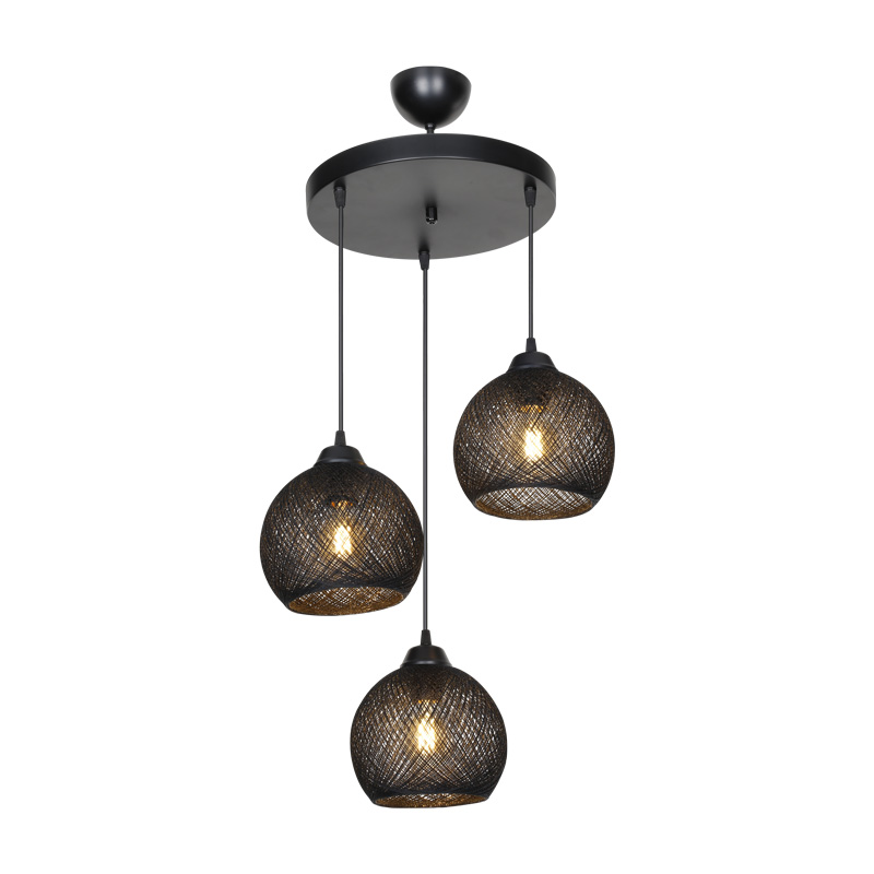 Φωτιστικό οροφής τρίφωτο PWL-0973 I pakoworld Ε27 μαύρο Φ35x18εκ Φωτιστικό οροφής τρίφωτο PWL-0973 I pakoworld Ε27 μαύρο Φ35x18εκ - Image 3