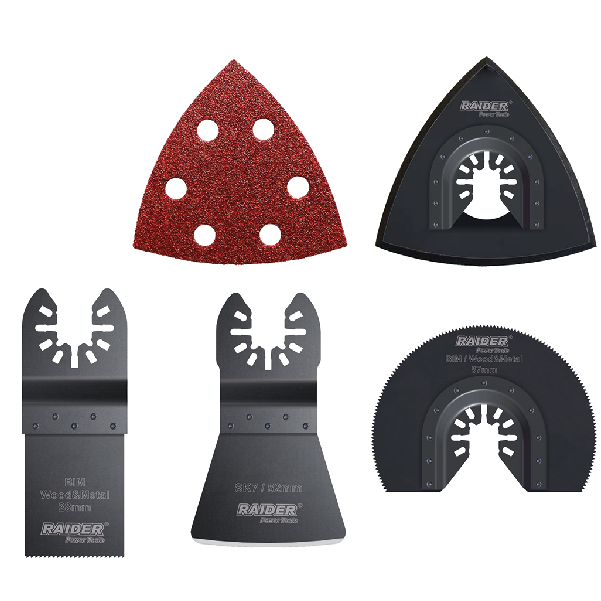 RAIDER Πολυεργαλείου εξαρτήματα σετ 10τεμ. 155610 RAIDER Πολυεργαλείου εξαρτήματα σετ 10τεμ. 155610