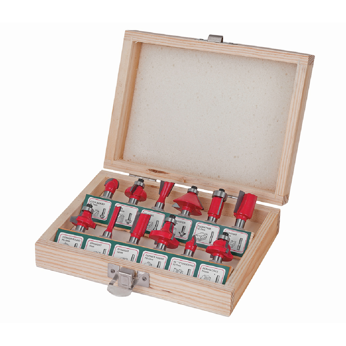 RAIDER Φρέζα σετ 12τεμ 8ΜΜ 158303 RAIDER Φρέζα σετ 12τεμ 8ΜΜ 158303