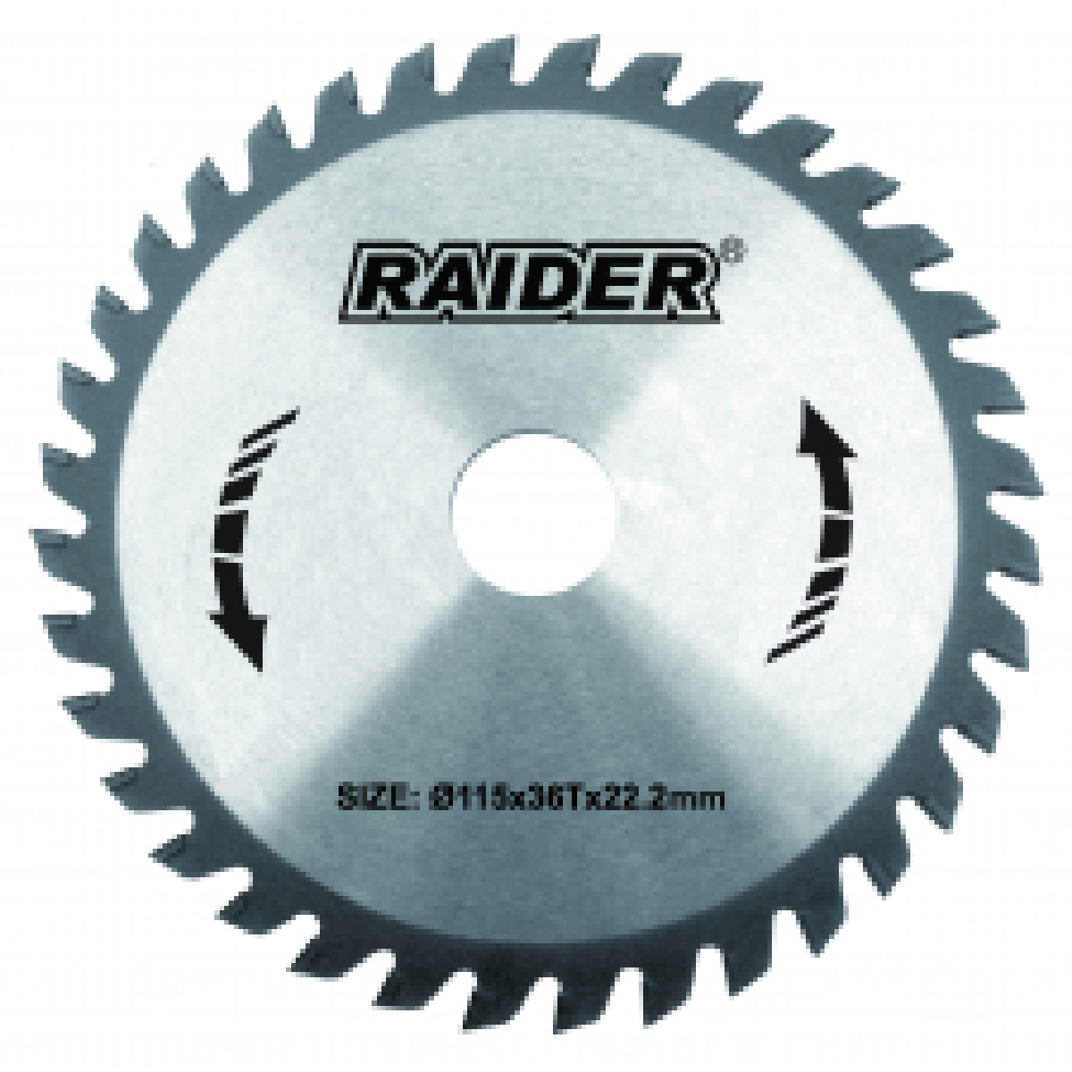 RAIDER Δίσκος κοπής ξύλου Φ25,4/Φ254/60Δόντια 163114 4/Φ254/60Δόντια 163114