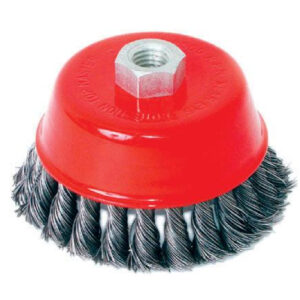 RAIDER Συρματόβουρτσα γωνιακού κοτσίδα 100ΜΜ 171104