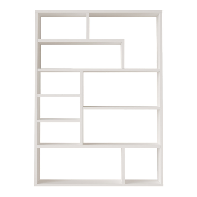 Βιβλιοθήκη Decora pakoworld σε λευκη απόχρωση 90x22x123.6εκ Βιβλιοθήκη Decora pakoworld σε λευκη απόχρωση 90x22x123.6εκ - Image 2