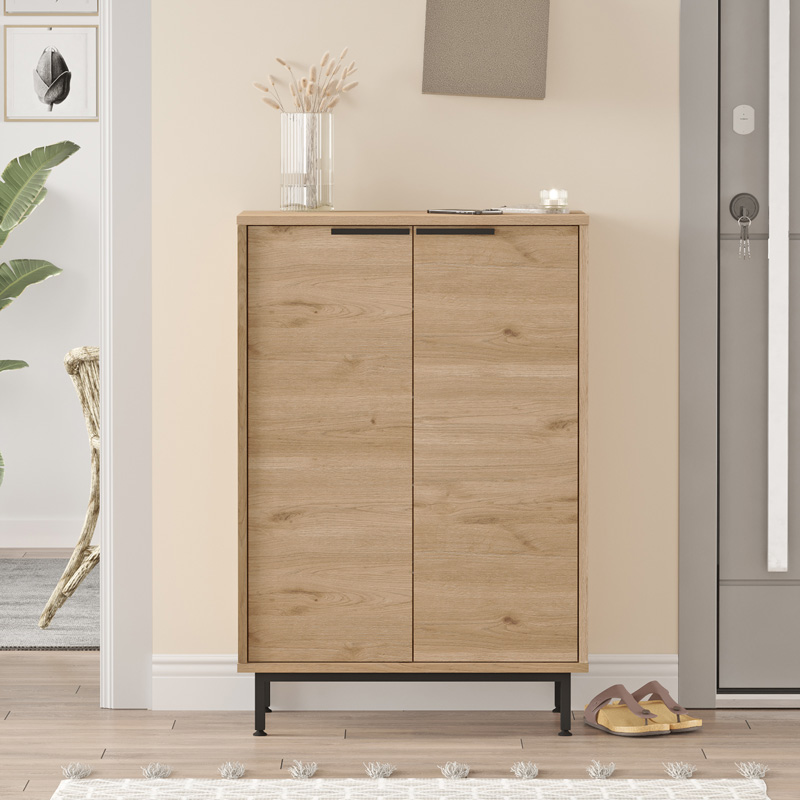 Παπουτσοθήκη Kinga 5ραφιών pakoworld σε φυσική απόχρωση 72x35.5x105.6εκ Παπουτσοθήκη Kinga 5ραφιών pakoworld σε φυσική απόχρωση 72x35.5x105.6εκ - Image 3