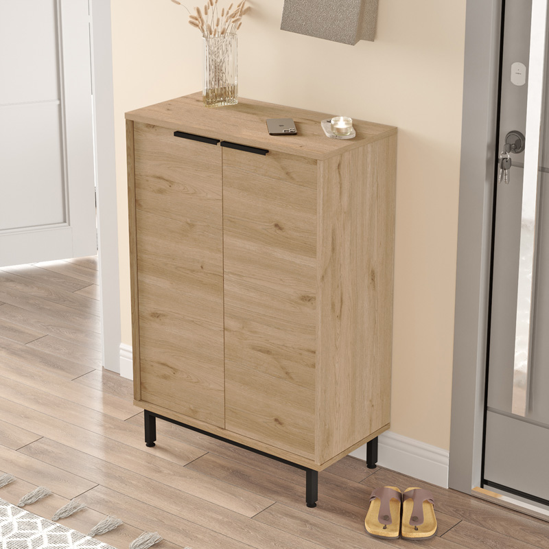 Παπουτσοθήκη Kinga 5ραφιών pakoworld σε φυσική απόχρωση 72x35.5x105.6εκ Παπουτσοθήκη Kinga 5ραφιών pakoworld σε φυσική απόχρωση 72x35.5x105.6εκ