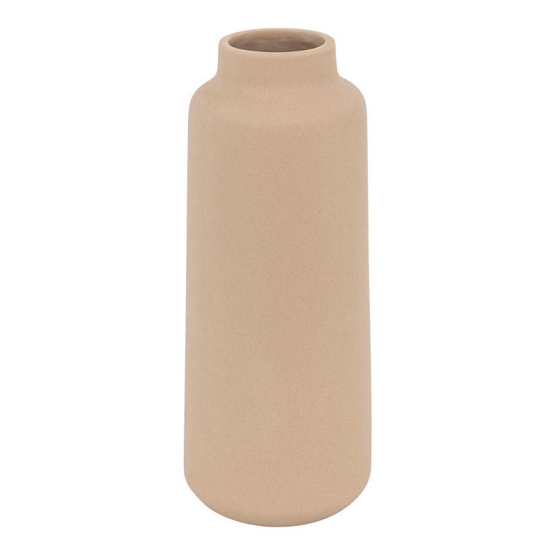 Βάζο Breal pakoworld κεραμικό σε μπεζ απόχρωση Φ12x30εκ Βάζο Breal pakoworld κεραμικό σε μπεζ απόχρωση Φ12x30εκ