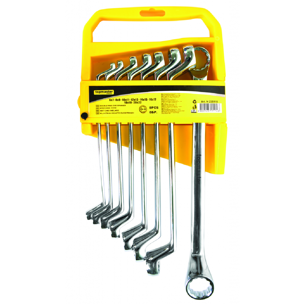TOP MASTER Πολύγωνα σετ 8τεμ Cr-V νίκελ 6-22ΜΜ 235118 TOP MASTER Πολύγωνα σετ 8τεμ Cr-V νίκελ 6-22ΜΜ 235118