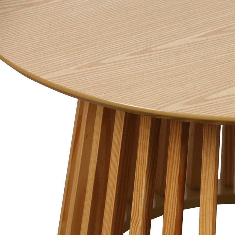 Τραπέζι σαλονιού Domonic pakoworld mdf/pw σε φυσική απόχρωση Φ80x45εκ Τραπέζι σαλονιού Domonic pakoworld mdf/pw σε φυσική απόχρωση Φ80x45εκ - Image 4