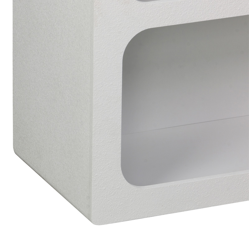 Βιβλιοθήκη-ραφιέρα Emersi pakoworld mdf σε λευκή απόχρωση 70x35x100εκ Βιβλιοθήκη-ραφιέρα Emersi pakoworld mdf σε λευκή απόχρωση 70x35x100εκ - Image 7