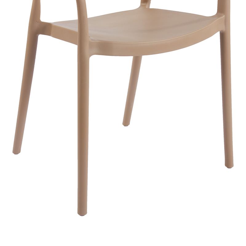 Πολυθρόνα Ankara pakoworld στοιβαζόμενη pp-pe rattan σε μόκα-φυσική απόχρωση 54x55.5x77εκ Πολυθρόνα Ankara pakoworld στοιβαζόμενη pp-pe rattan σε μόκα-φυσική απόχρωση 54x55.5x77εκ - Image 7