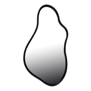 Καθρέπτης Decorde Inart ξύλο σε μαύρη απόχρωση 90x3.5x150εκ